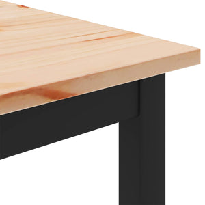 Τραπεζάκι σαλονιού Φυσικό 80 x 80 x 45 cm Στερεά ξυλεία πεύκου