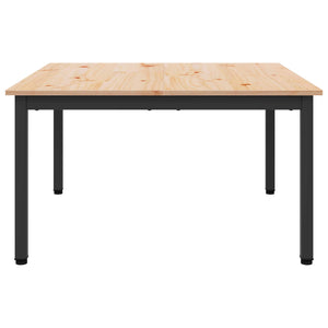 Τραπεζάκι σαλονιού Φυσικό 80 x 80 x 45 cm Στερεά ξυλεία πεύκου