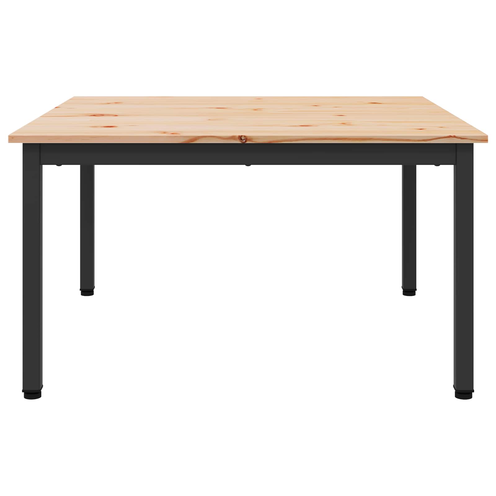 Τραπεζάκι σαλονιού Φυσικό 80 x 80 x 45 cm Στερεά ξυλεία πεύκου