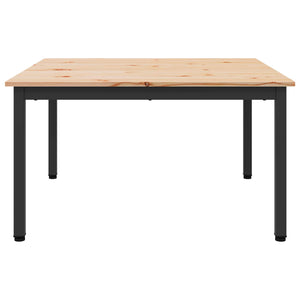 Τραπεζάκι σαλονιού Φυσικό 80 x 80 x 45 cm Στερεά ξυλεία πεύκου