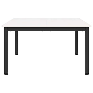 Τραπεζάκι σαλονιού Λευκό 80 x 80 x 45 cm Στερεά ξυλεία πεύκου - Pakobazaar