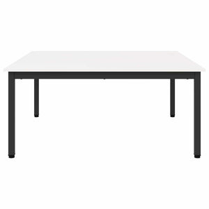 Τραπεζάκι σαλονιού Λευκό 100 x 100 x 45 cm Στερεά ξυλεία πεύκου - Pakobazaar