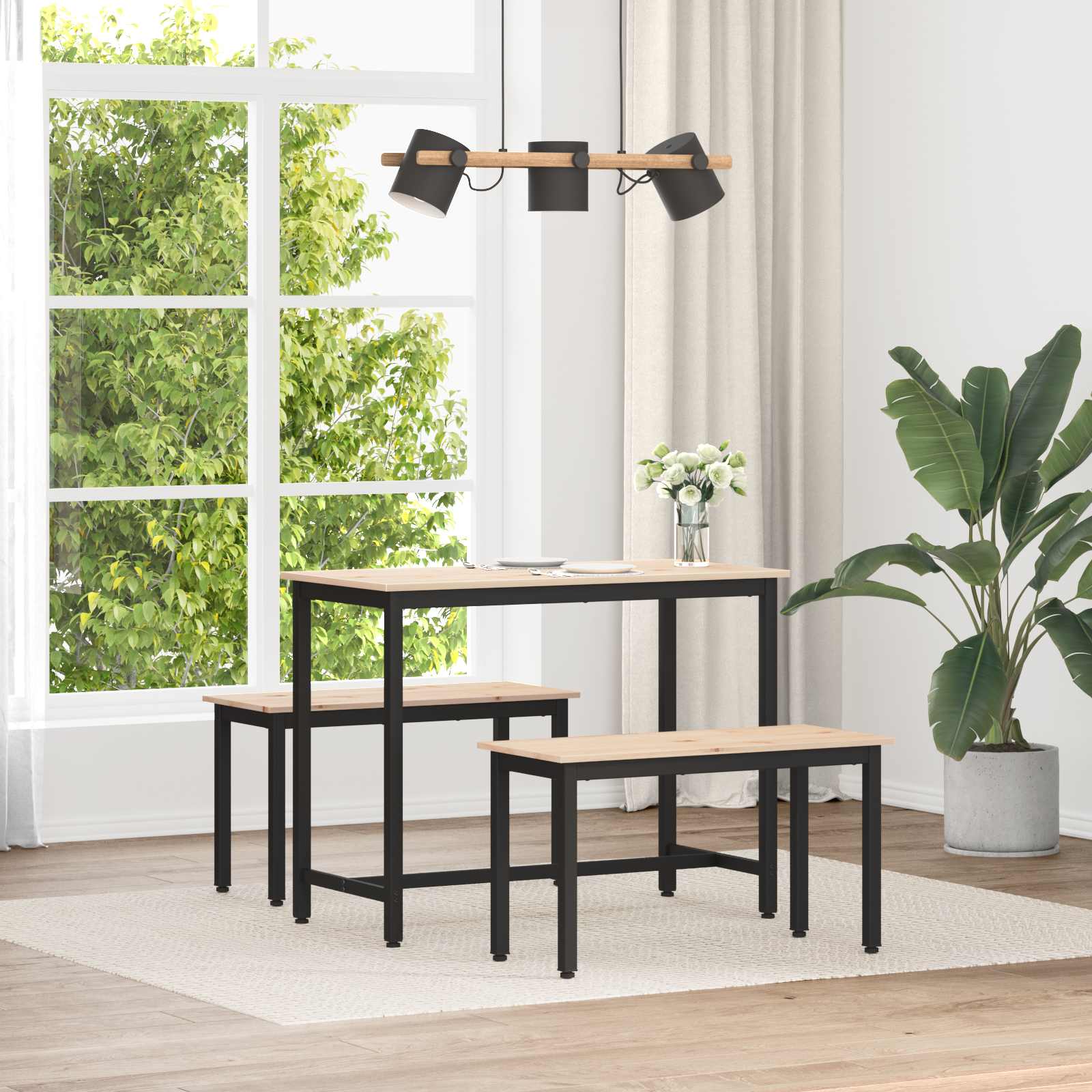 παγκάκι Φυσικό 80 x 35 x 45 cm Στερεά ξυλεία πεύκου