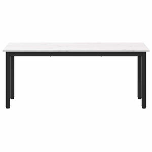 παγκάκι Λευκό 110 x 35 x 45 cm Στερεά ξυλεία πεύκου - Pakobazaar