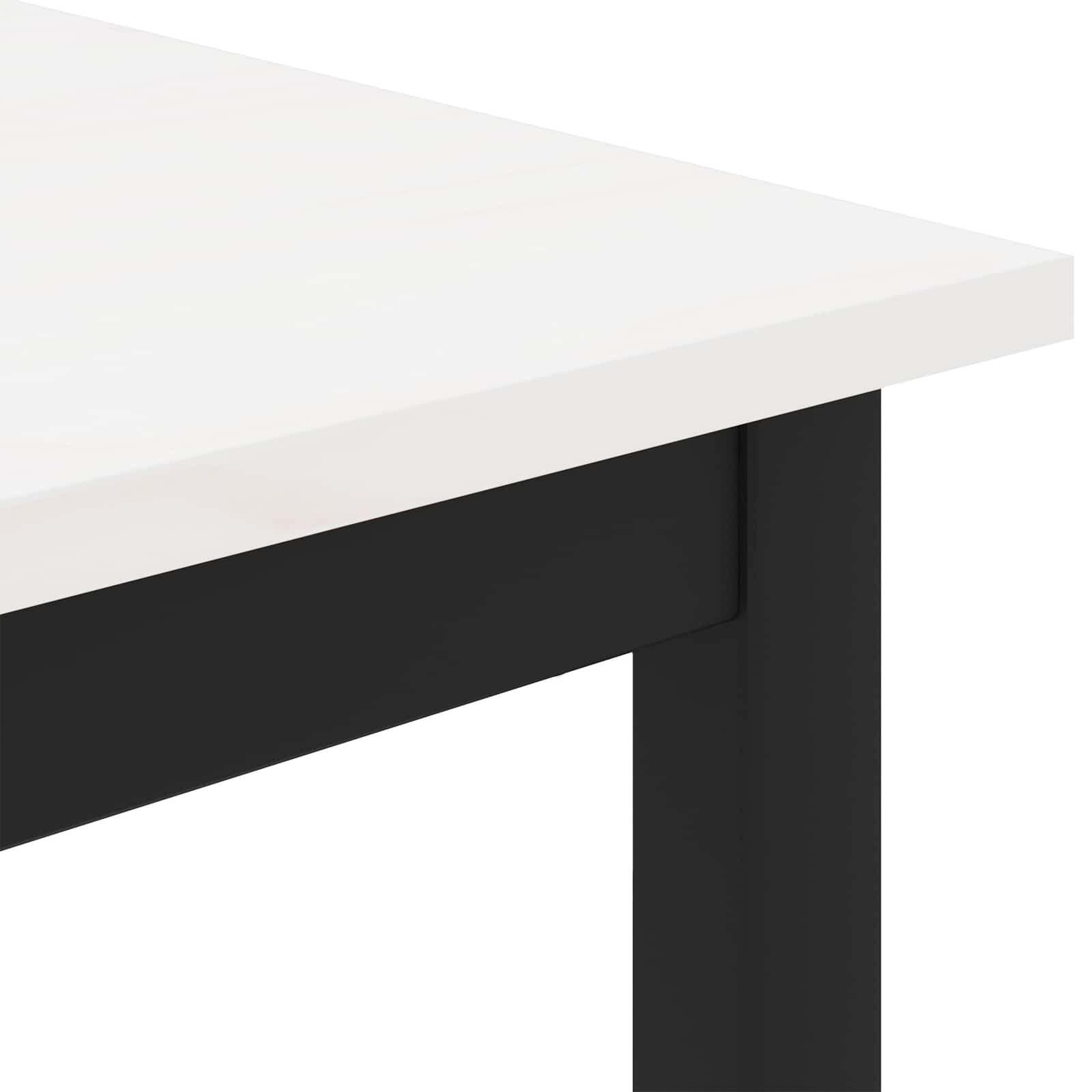 παγκάκι Λευκό 160 x 35 x 45 cm Στερεά ξυλεία πεύκου