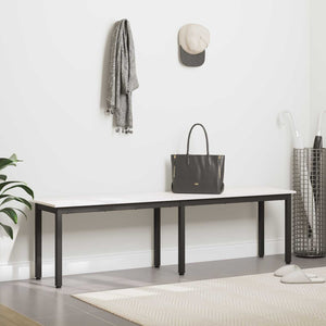 παγκάκι Λευκό 160 x 35 x 45 cm Στερεά ξυλεία πεύκου - Pakobazaar