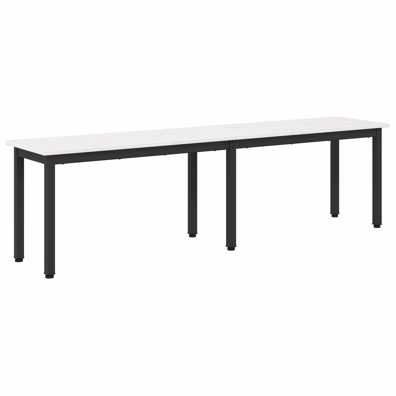 παγκάκι Λευκό 160 x 35 x 45 cm Στερεά ξυλεία πεύκου
