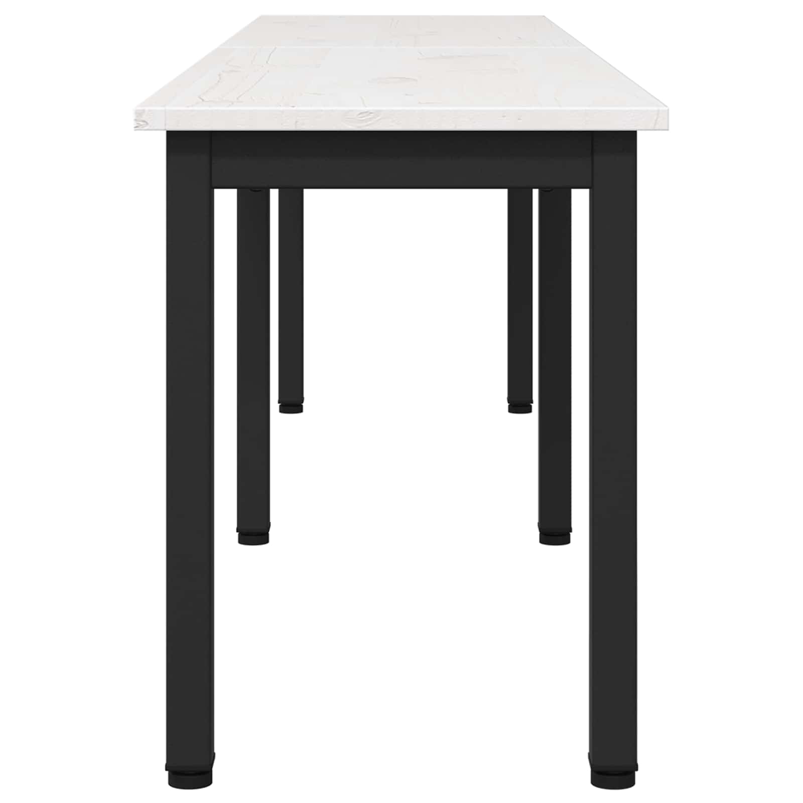 παγκάκι Λευκό 160 x 35 x 45 cm Στερεά ξυλεία πεύκου