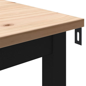 Τραπεζαρία Φυσικό 60 x 60 x 75 cm Στερεά ξυλεία πεύκου