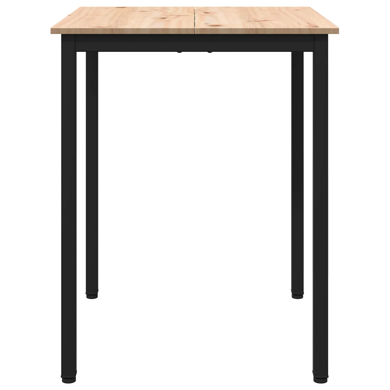 Τραπεζαρία Φυσικό 60 x 60 x 75 cm Στερεά ξυλεία πεύκου - Pakobazaar