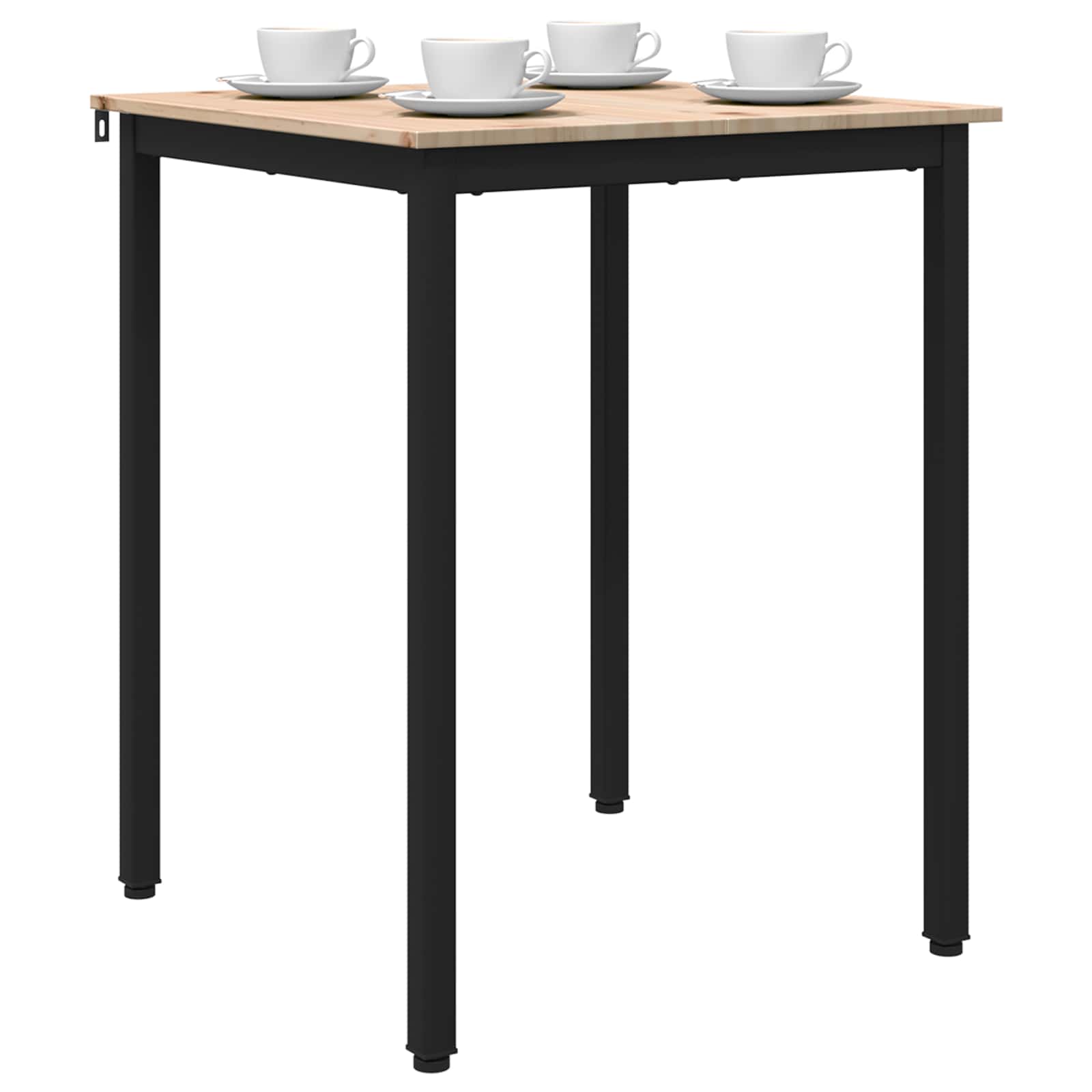 Τραπεζαρία Φυσικό 60 x 60 x 75 cm Στερεά ξυλεία πεύκου - Pakobazaar
