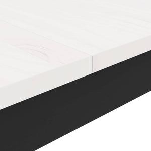 Τραπεζαρία Λευκό 60 x 60 x 75 cm Στερεά ξυλεία πεύκου - Pakobazaar