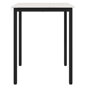 Τραπεζαρία Λευκό 60 x 60 x 75 cm Στερεά ξυλεία πεύκου - Pakobazaar