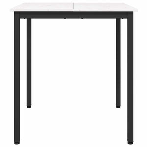 Τραπεζαρία Λευκό 70 x 70 x 75 cm Στερεά ξυλεία πεύκου - Pakobazaar