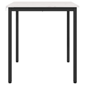 Τραπεζαρία Λευκό 70 x 70 x 75 cm Στερεά ξυλεία πεύκου - Pakobazaar