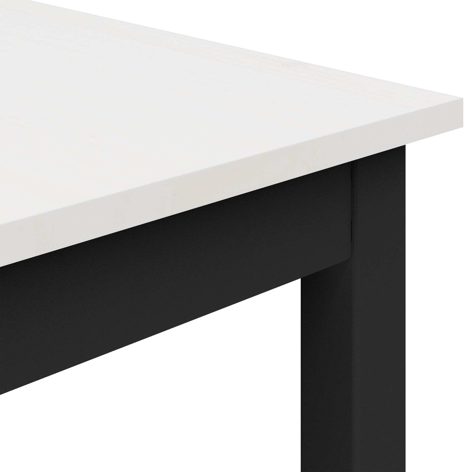 Τραπεζαρία Λευκό 80 x 80 x 75 cm Στερεά ξυλεία πεύκου