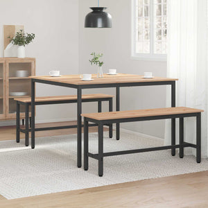 Τραπεζαρία Φυσικό 110 x 110 x 75 cm Στερεά ξυλεία πεύκου - Pakobazaar