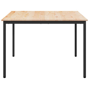 Τραπεζαρία Φυσικό 110 x 110 x 75 cm Στερεά ξυλεία πεύκου - Pakobazaar