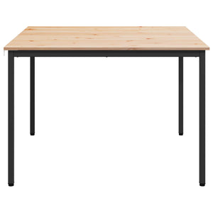 Τραπεζαρία Φυσικό 110 x 110 x 75 cm Στερεά ξυλεία πεύκου - Pakobazaar