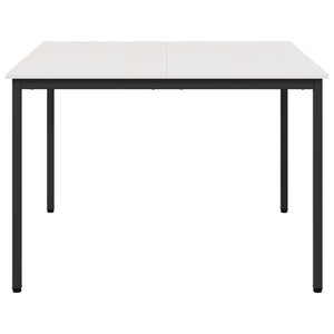 Τραπεζαρία Λευκό 110 x 110 x 75 cm Στερεά ξυλεία πεύκου - Pakobazaar