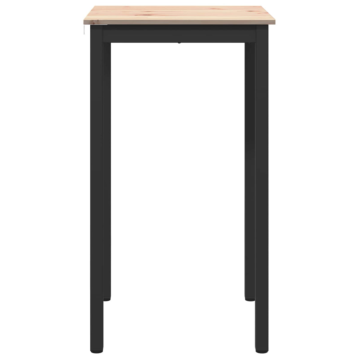 Τραπέζι μπαρ 60 x 60 x 105 cm Στερεά ξυλεία πεύκου Φυσικό