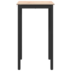Τραπέζι μπαρ 60 x 60 x 105 cm Στερεά ξυλεία πεύκου Φυσικό