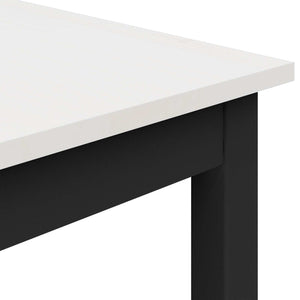 Τραπέζι μπαρ Λευκό 60 x 60 x 105 cm Στερεά ξυλεία πεύκου - Pakobazaar