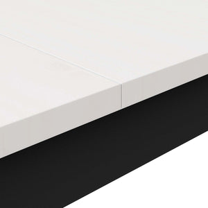 Τραπέζι μπαρ Λευκό 60 x 60 x 105 cm Στερεά ξυλεία πεύκου - Pakobazaar