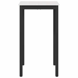 Τραπέζι μπαρ Λευκό 60 x 60 x 105 cm Στερεά ξυλεία πεύκου - Pakobazaar