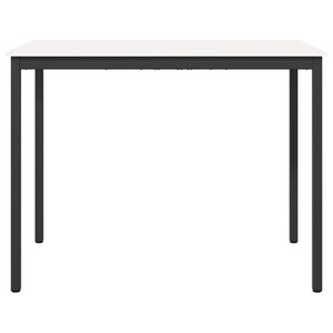 Τραπέζι μπαρ Λευκό 140 x 80 x 105 εκ. Στερεά ξυλεία πεύκου - Pakobazaar