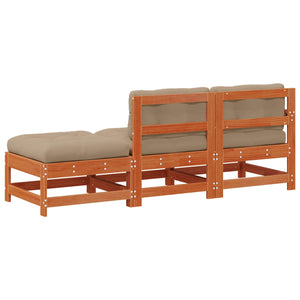 Ενοποιημένες καναπέδες Κερωμένο Καφέ 190 x 62 x 70,5 εκ - Pakobazaar