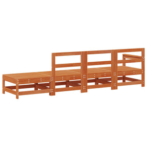 Ενοποιημένες καναπέδες Κερωμένο Καφέ 252 x 62 x 70,5 εκ - Pakobazaar