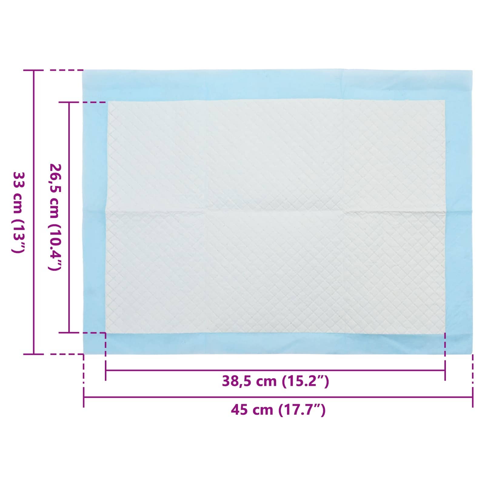 Μη υφαντό ύφασμα για εκπαίδευση κατοικίδιου 50 pcs 45 x 33 cm - Pakobazaar