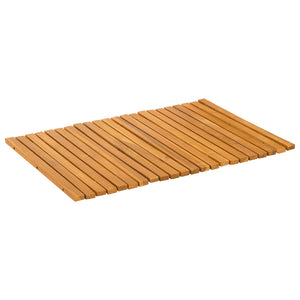 Πατάκι μπάνιου Καφέ 60 x 40 cm Στερεό Ξύλο Ακακίας - Pakobazaar