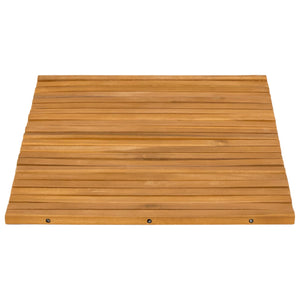 Πατάκι μπάνιου Καφέ 60 x 40 cm Στερεό Ξύλο Ακακίας - Pakobazaar