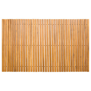 Πατάκι μπάνιου Καφέ 100 x 60 cm Στερεό Ξύλο Ακακίας - Pakobazaar