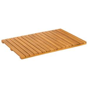 Πατάκι μπάνιου 2 τμχ. Φυσικό 60 x 40 cm Στερεό Ξύλο Ακακίας