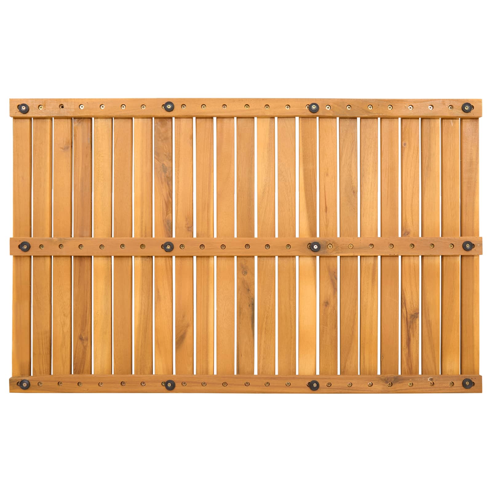 Πατάκι μπάνιου Μονόχρωμο Καφέ 80 x 50 cm ξύλο