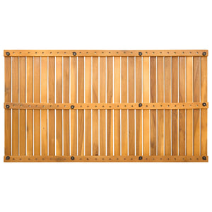 Πατάκι μπάνιου Μονόχρωμο Καφέ 100 x 55 cm ξύλο - Pakobazaar