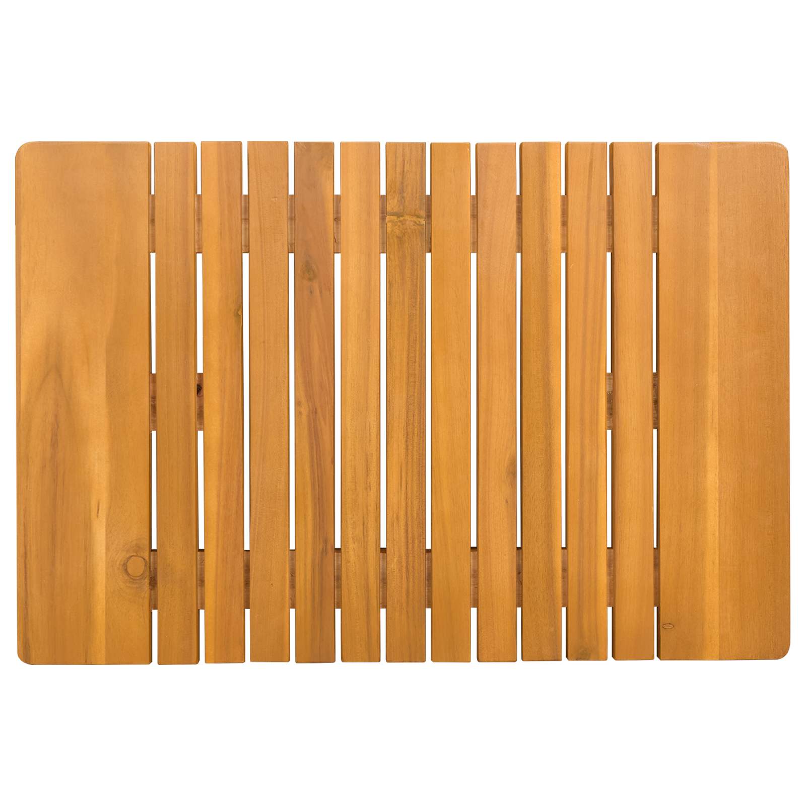 Πατάκι μπάνιου Μονόχρωμο Καφέ 59 x 40 εκ ξύλο