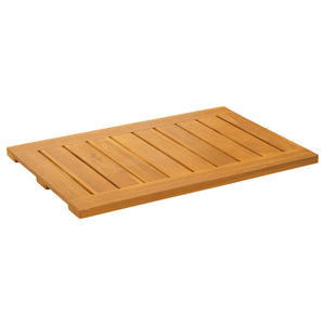 Πατάκι μπάνιου Μονόχρωμο Καφέ 60 x 40 cm ξύλο - Pakobazaar