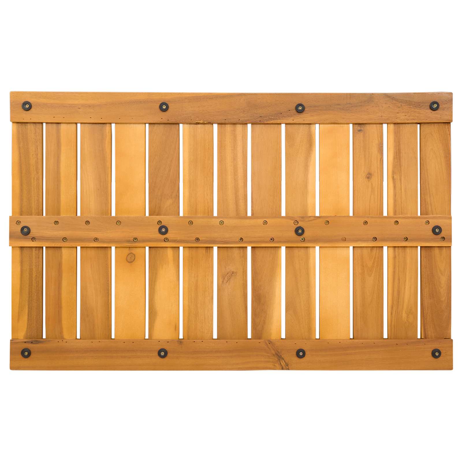 Πατάκι μπάνιου Μονόχρωμο Καφέ 80 x 50 cm ξύλο