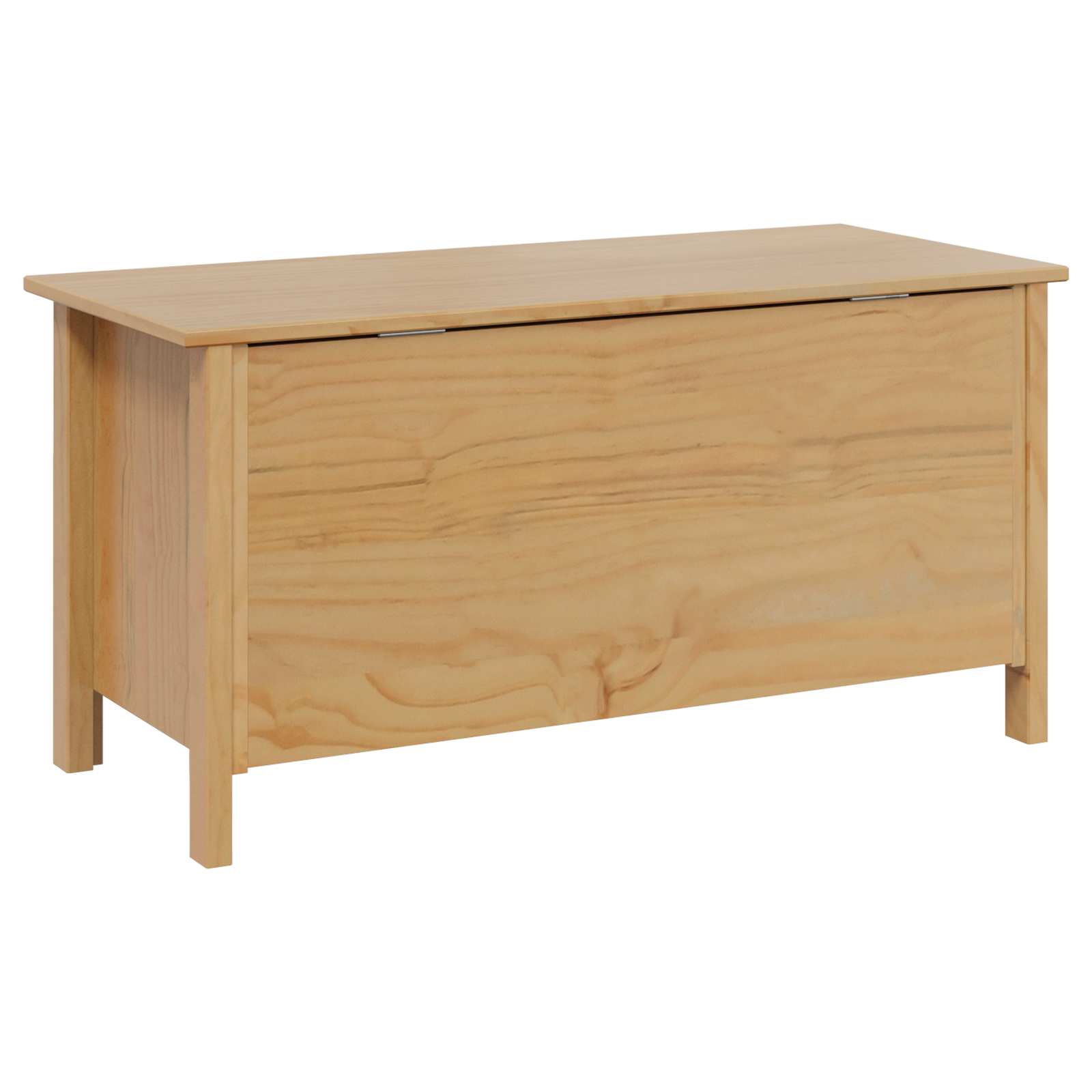 Κουτί αποθήκευσης Μέλι Καφέ 90 x 40 x 45 cm Στερεό ξύλο πεύκου - Pakobazaar