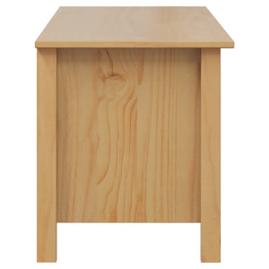 Κουτί αποθήκευσης Μέλι Καφέ 90 x 40 x 45 cm Στερεό ξύλο πεύκου - Pakobazaar