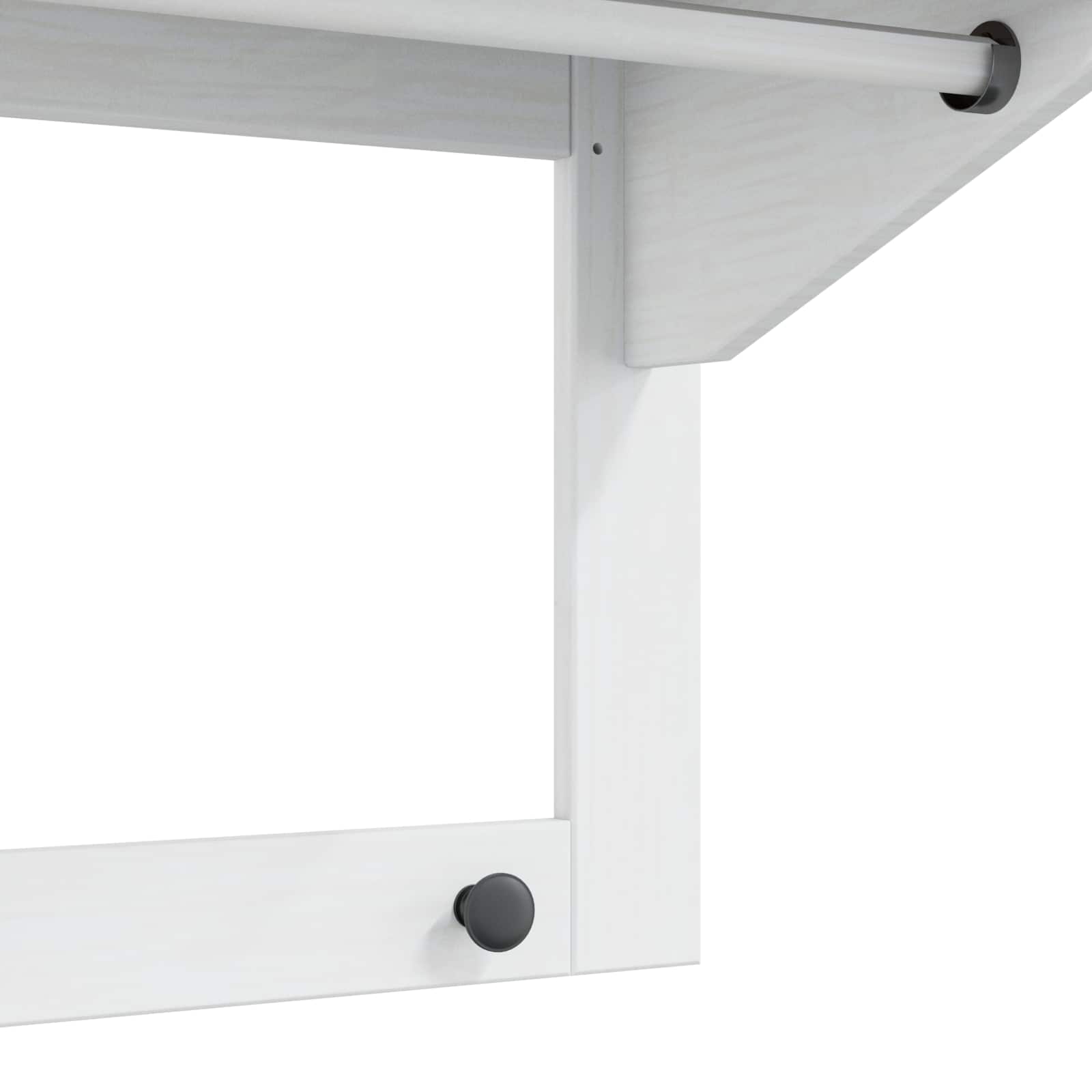 Κρεμάστρα Λευκό και καστανό μέλι 90 x 35 x 41.5 εκ. - Pakobazaar