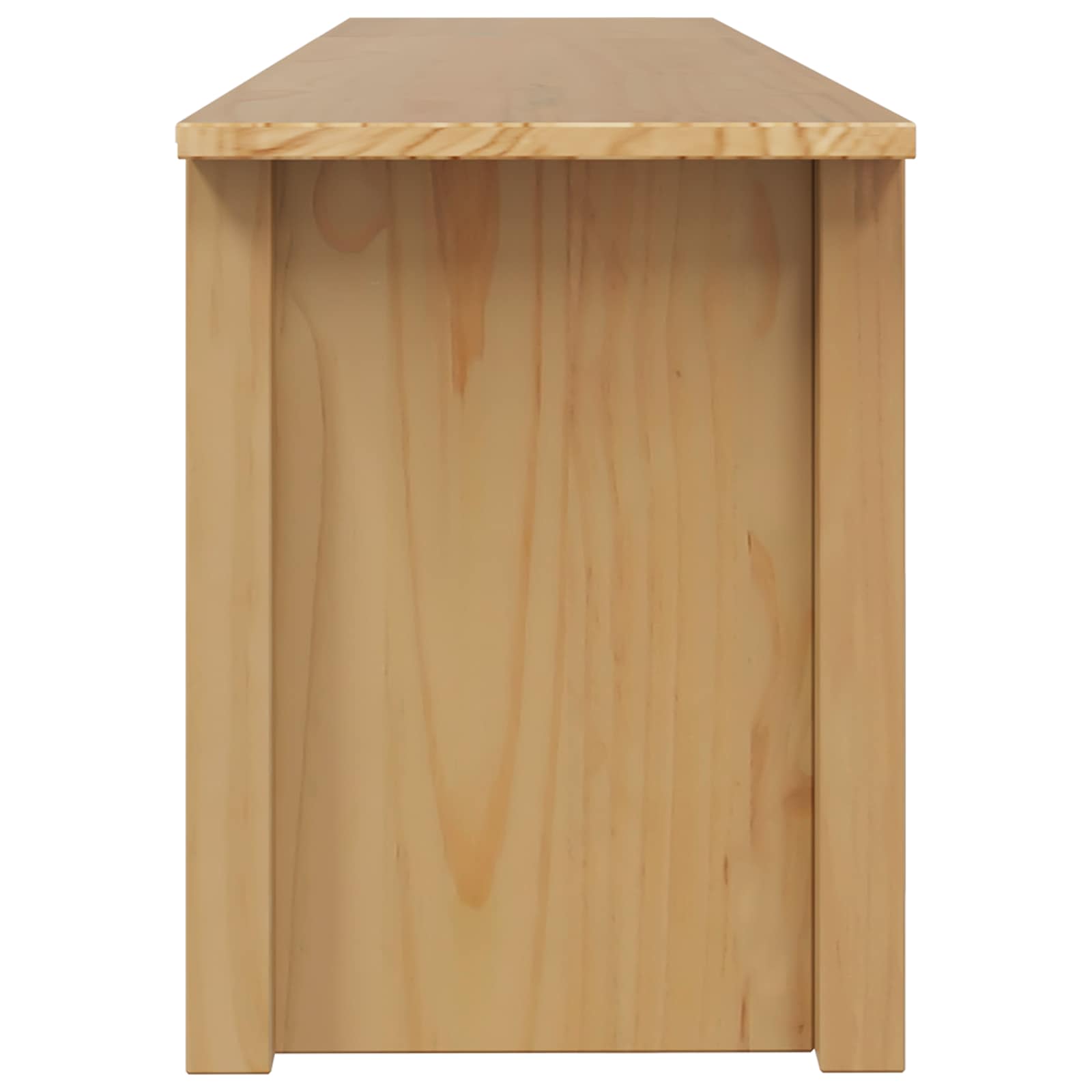 Ράφι τηλεόρασης HILL Μέλι Καφέ 158 x 40 x 39.5 εκ. Στερεό πεύκο - Pakobazaar