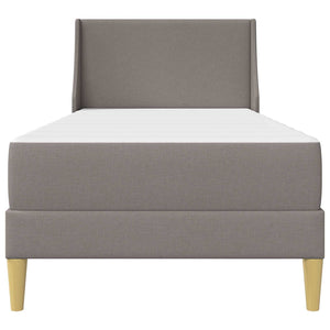 Σκελετός κρεβατιού με στρώμα Taupe 80x 200 εκ. Πολυεστέρας - Pakobazaar