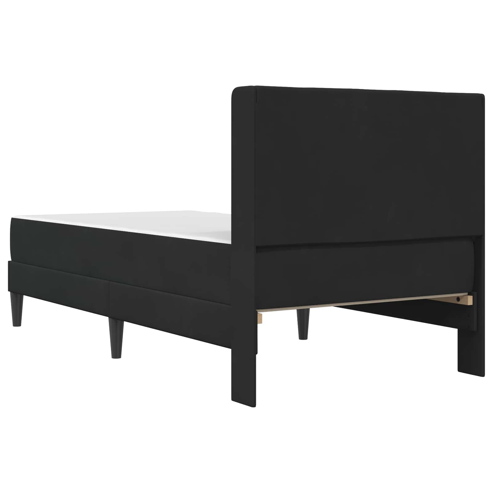 Σκελετός Κρεβατιού Μαύρο 90 x 200 cm Βελούδο - Pakobazaar