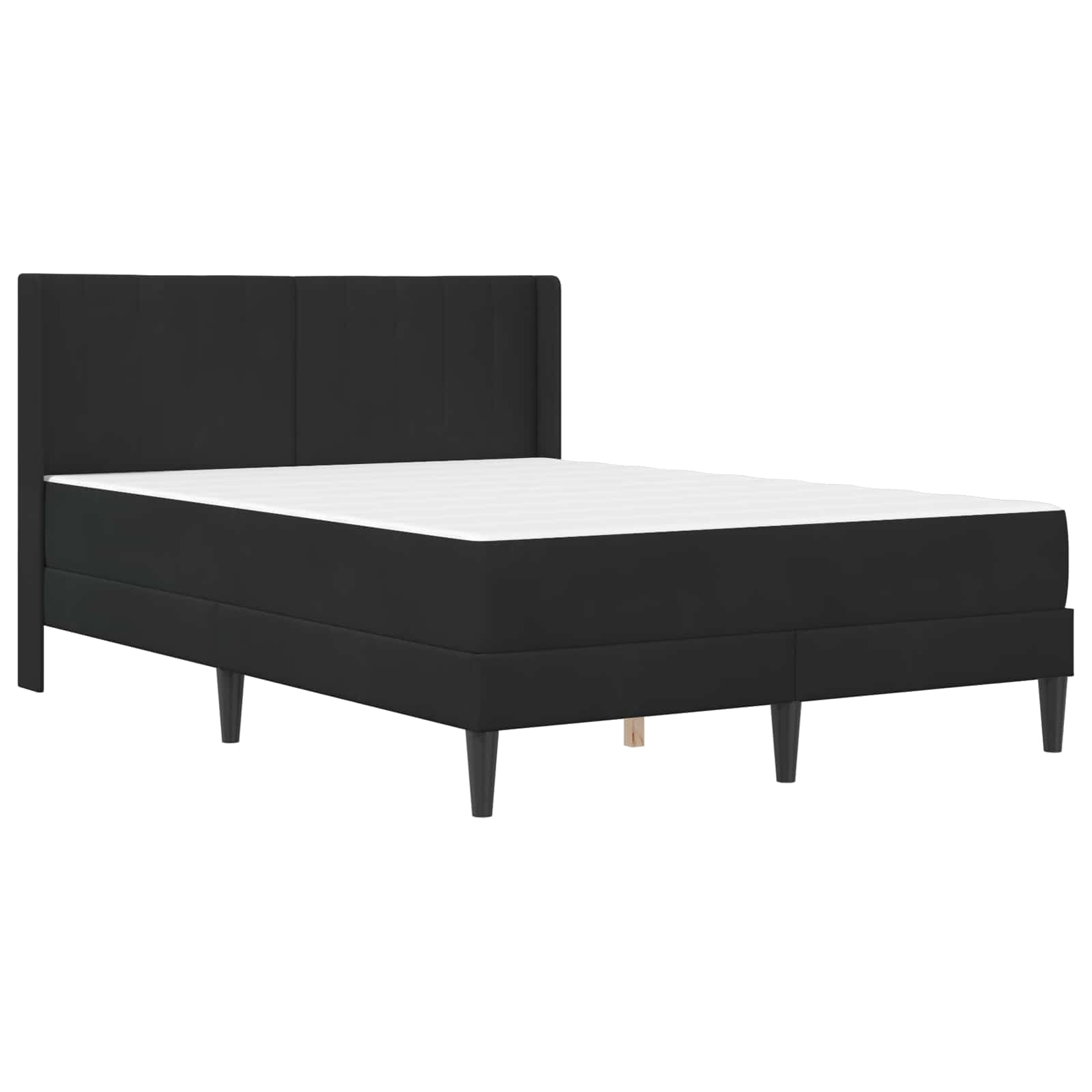 Σκελετός Κρεβατιού Μαύρο 120 x 190 cm Βελούδο - Pakobazaar