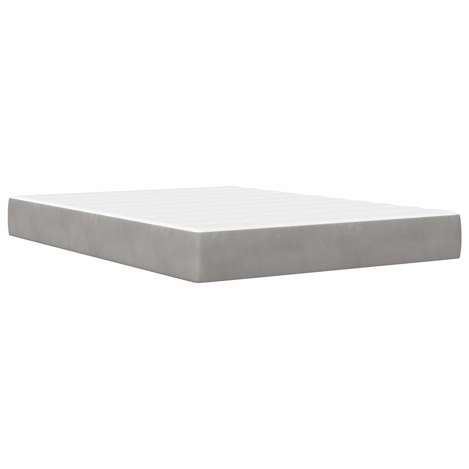 Σκελετός Κρεβατιού Ανοιχτό γκρι 140 x 200 cm Βελούδο - Pakobazaar